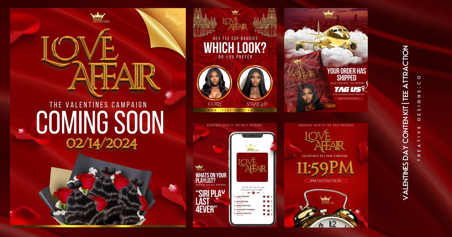 Set of 4 digital graphics