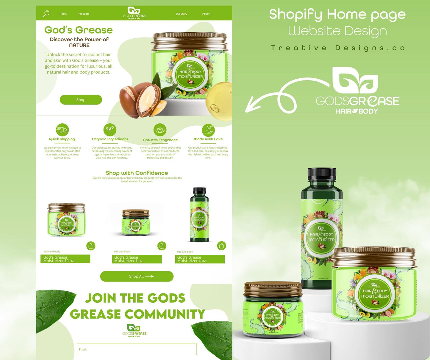 Shopify Website design