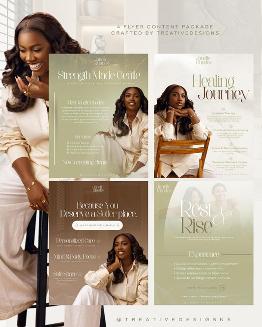 Set of 4 digital graphics