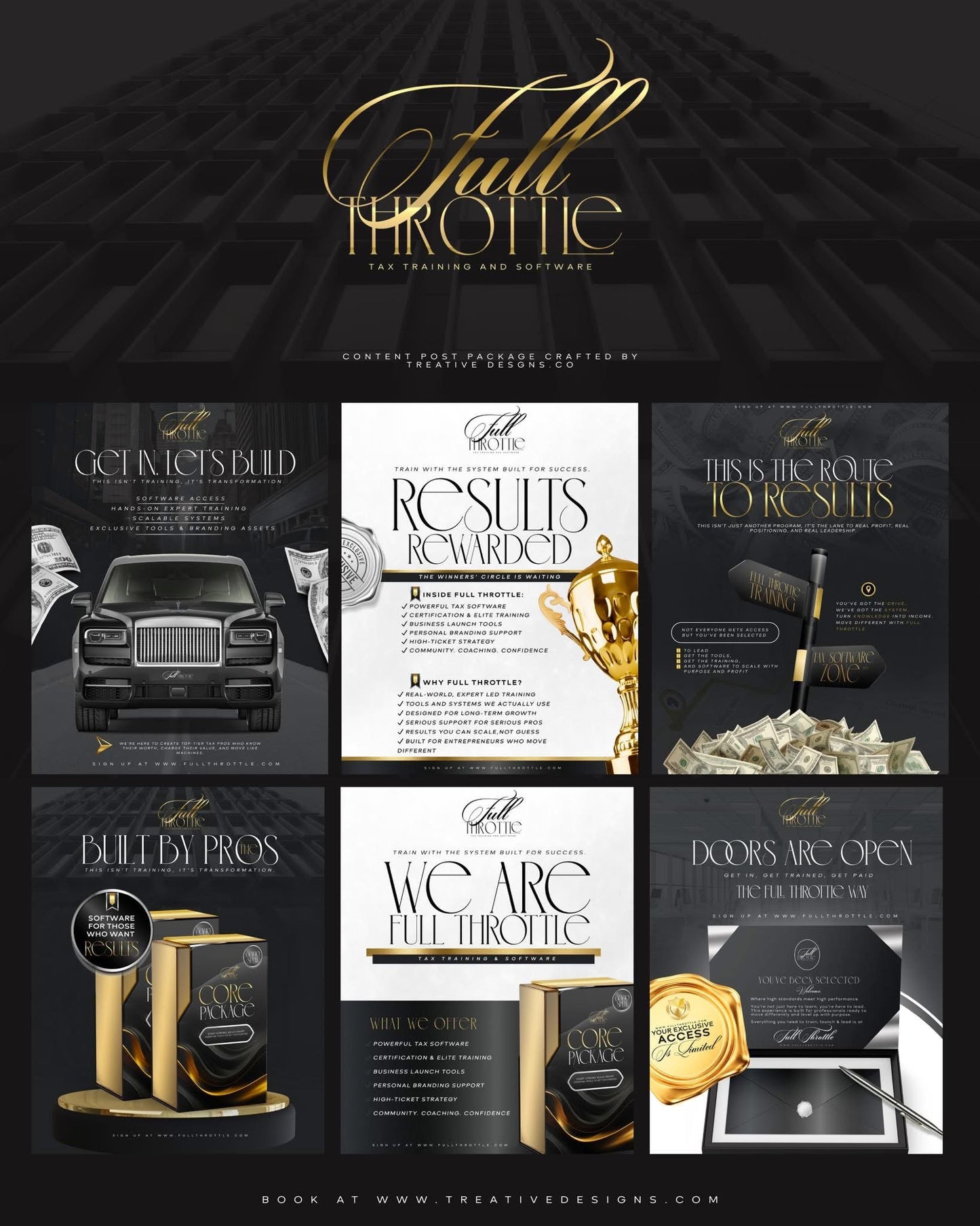Set of 4 digital graphics